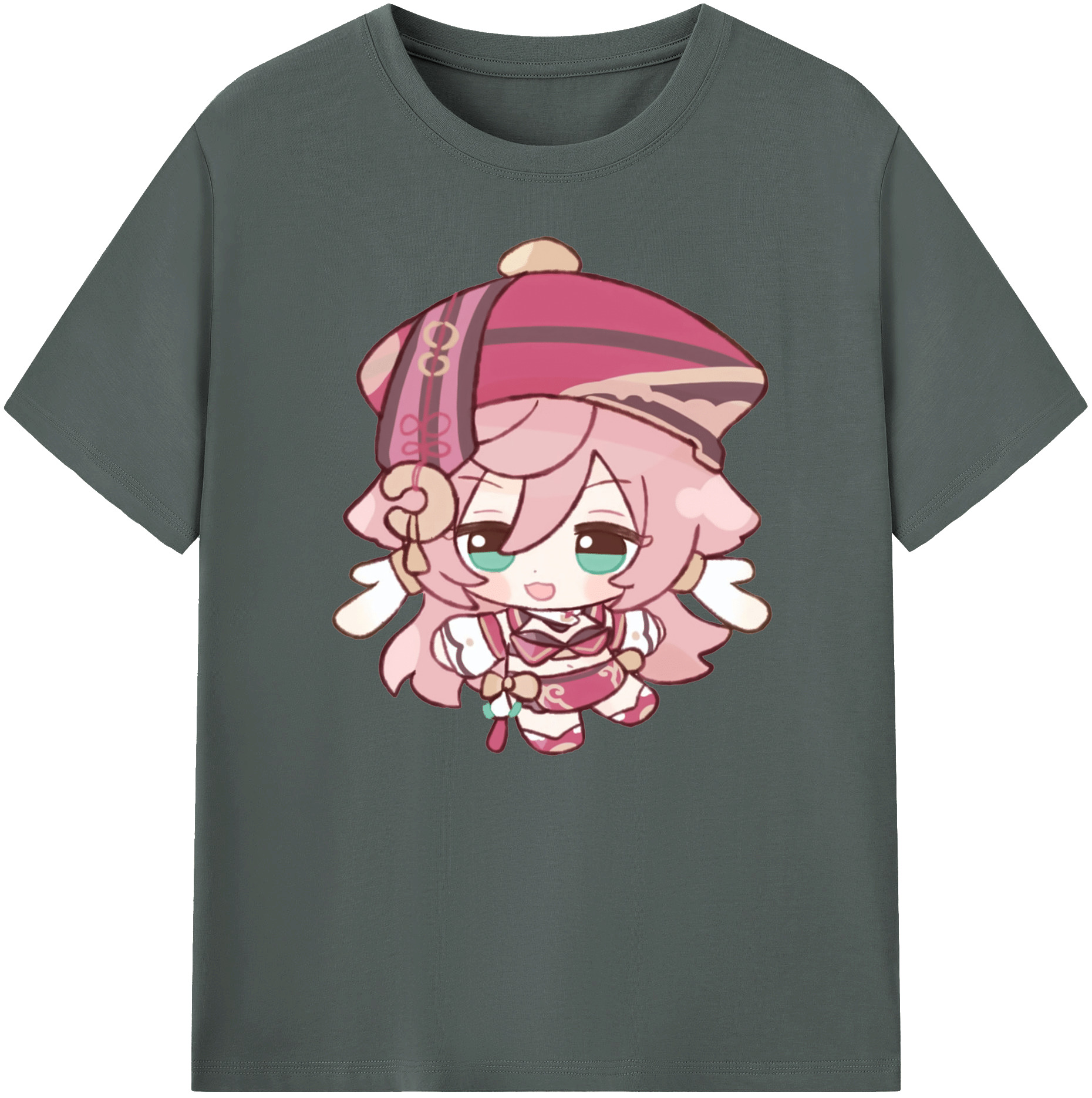 げんし神 ヤンフェイ genshin Yanfei 綿100％ メンズ半袖Tシャツ｜肌触りやわらか＆通気性